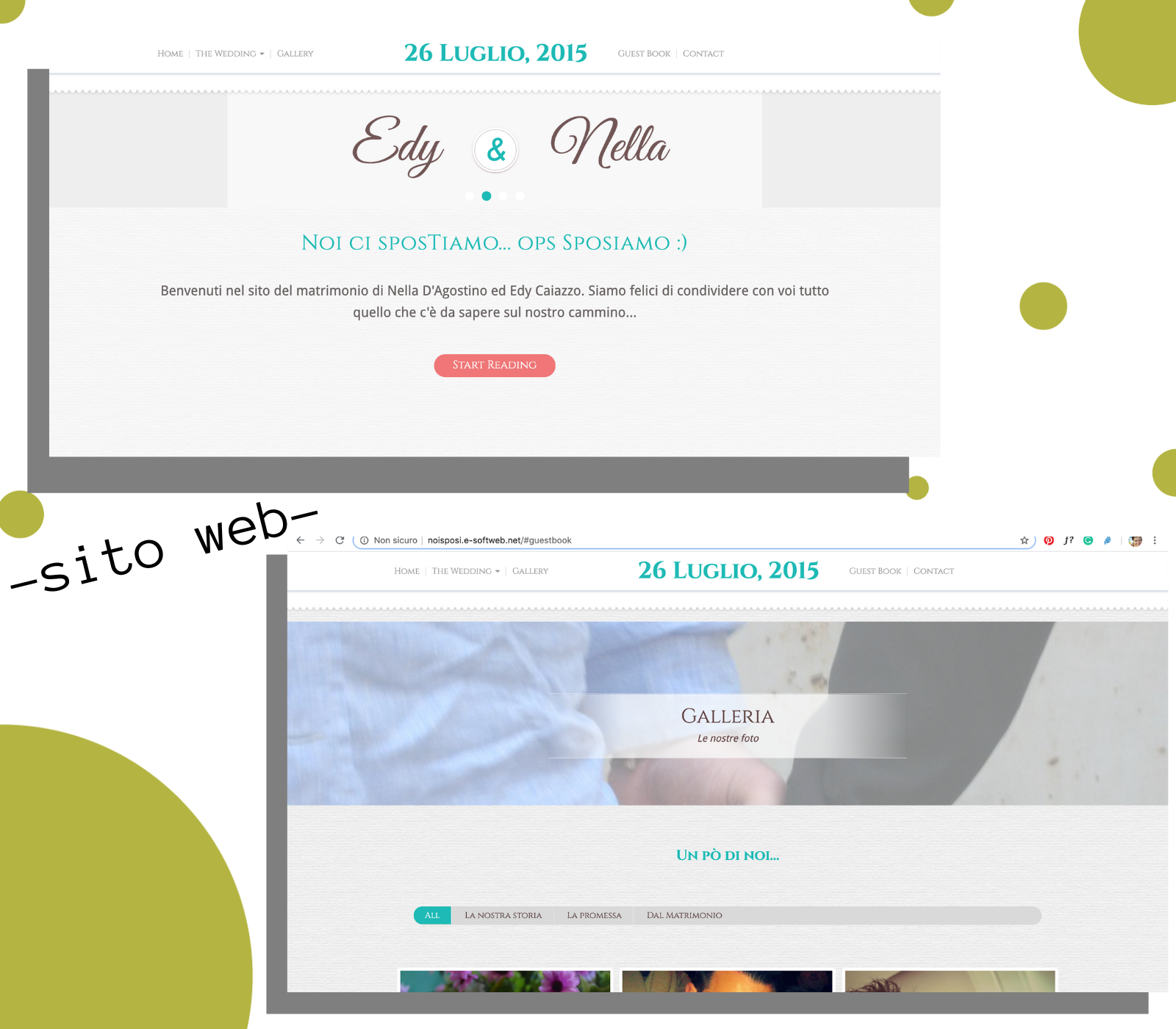 Sito web Edy&Nella Sposi