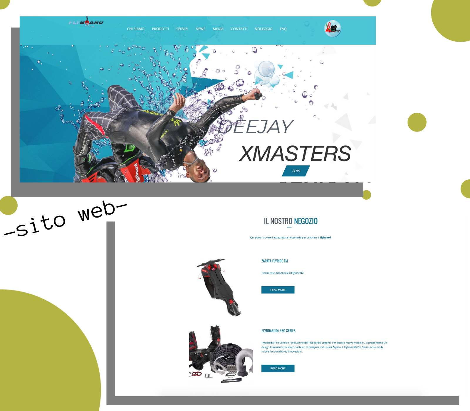 Sito Web Flyboard Italia