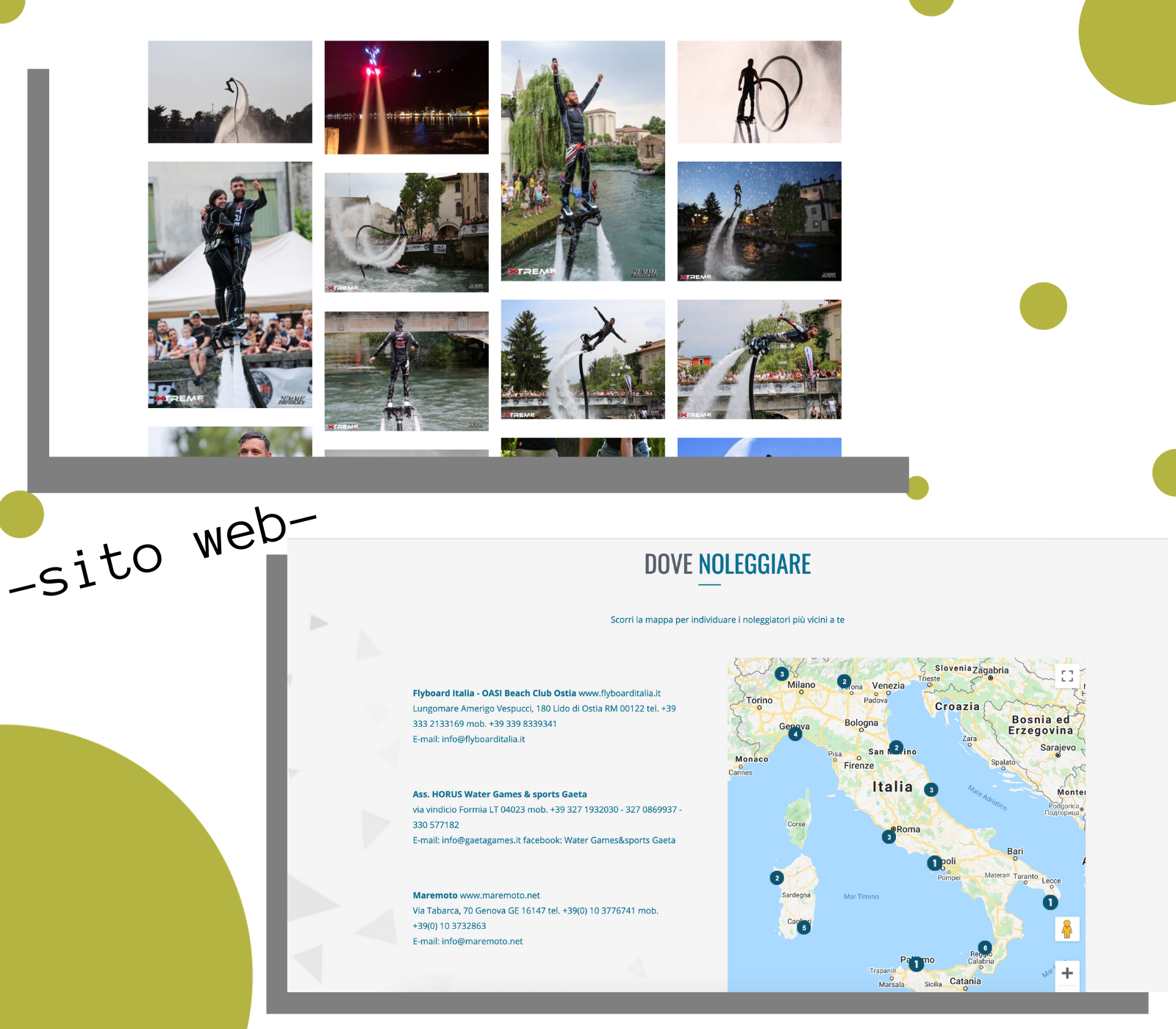 Sito Web Flyboard Italia