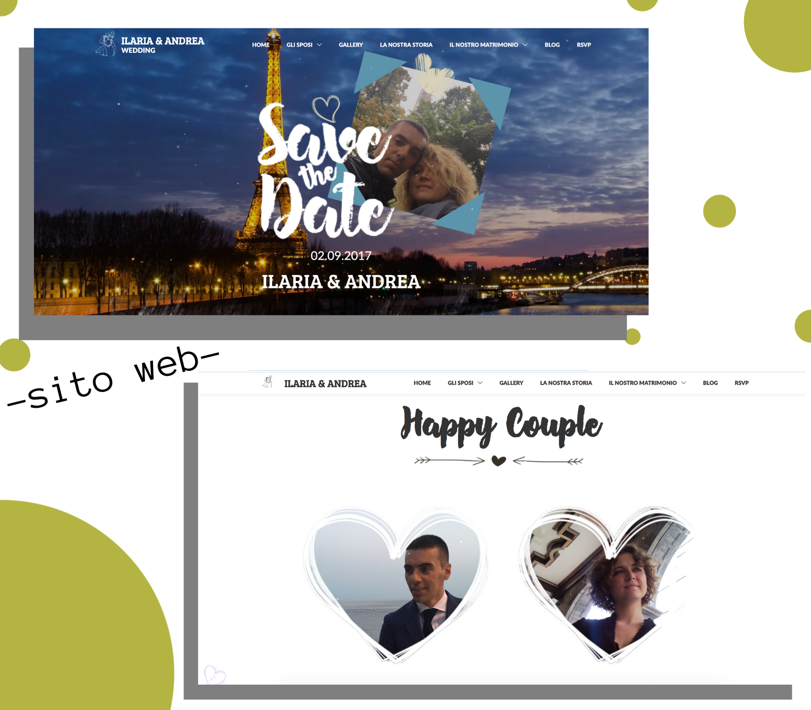 Sito Web matrimonio